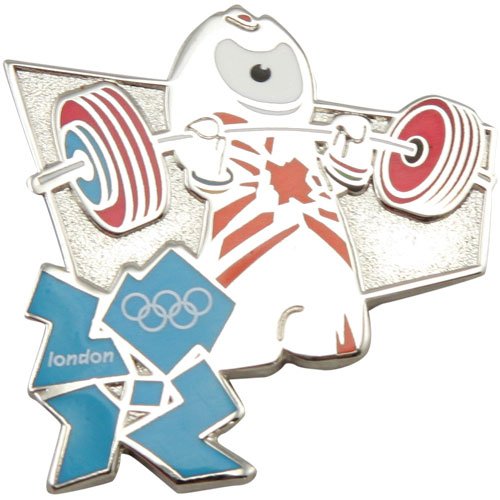 Olympics London 2012 Olympics Mascot Weightlifting Pin