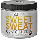 Sweet Sweat Coconut 'Workout Enhancer' Gel - Made with Extra Virgin Organic Coconut Oil; 'XL' Jar 13.5oz.