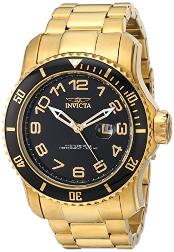 Invicta Men's 15346 Pro Diver Analog Display Japanese Quartz Gold Watch