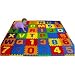 Uppercase 36 Sq. Ft. 'We Sell Mats' Alphabet and Number Floor Puzzle-Each Tile 12x12x3/8 Thick with Borders