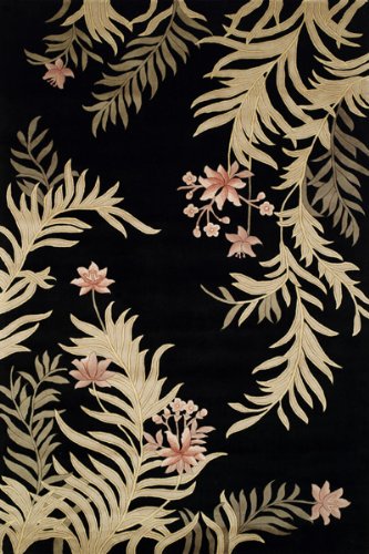 Momeni Harmony HA-03BLK5080 Black Rug