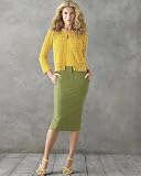 Newport News Poplin pencil skirt