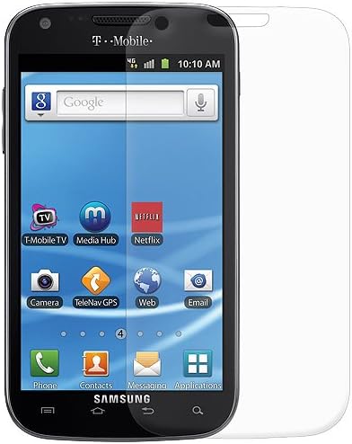 Amzer AMZ94933 ShatterProof Screen Protector Shield for Samsung Galaxy S 2 SGH-T989 - 1 Pack - Retail Packaging - Front Coverage
