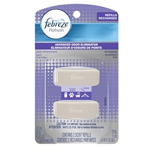 Febreze Refresh Pure Refreshment Air Freshener Refills Twin Pack, 0.36 Ounce