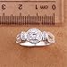 NYKKOLA New Unique Design 925 Silver Crystal Diamond Wedding Engagement Ring