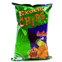 El Puente Exotic Chips Maniok Barbecue, 3er Pack (3 x 100 g Packung)