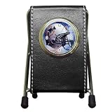 Miami-Dolphins-v1 Pen Holder Desk Clock