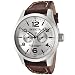Invicta Men's 0765 II Collection Silver Dial Brown Leather Watch