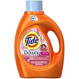 Tide Plus Downy April Fresh Scent HE Turbo Clean Liquid Laundry Detergent, 92 oz, 48 loads