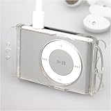 Clip-On Crystal Case w/ Headset Wrap for Apple 2nd Generation Shuffle, Clear