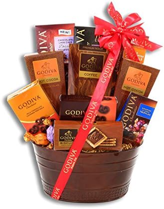 Ultimate Godiva Experience Festive Tin Basket