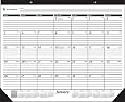 AT-A-GLANCE Academic Year 16 Month Desk Pad, September 2010 - December 2011 (SK2416)