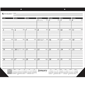 AT-A-GLANCE Academic Year 16 Month Desk Pad, September 2010 - December 2011 (SK2416)