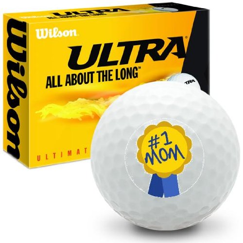 Number One Mom - Wilson Ultra Ultimate Distance Golf Balls