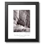 Ansel Adams B/W Photo Canyon Picture Framed Art Print