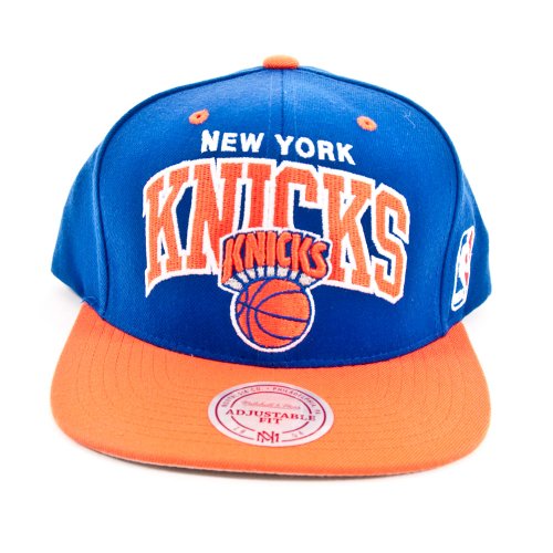 New York Knicks Mitchell & Ness Hardwood Classics Team Arch 2-Tone Snapback Hat