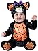 Fun World Unisex Baby Costumes Mini Meow Cat Infant-and-toddler-costumes, Black, S 6-12 Mos US