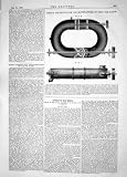 ENGINEERING 1862 INVENTION KNOX APPARATUS MANUFACTURE PULP PAPER MACHINERY