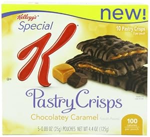 Kellogg's Special K Pastry Crisp, Chocolate Caramel, 4.4 Ounce