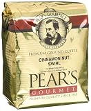Review Pear's Gourmet  / Pear's Gourmet 100% Arabica Cinnamon Nut Swirl Coffee, Ground, 24-Ounce Bags (Pack of 4)