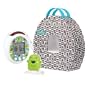Tamagotchi Tama-Go Handheld Game with Kuchipatchi Figure and TamaTown Carrying Case - White
