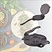 ARC Tortilla Press 6.5 inch, Cast Iron Tortilla Maker Include 100 Pcs Parchment Paper, Heavy Duty Tortillera Pataconera, Flour Tortilla Press, Roti Maker, Taco Maker, Taco Press, Black Gray