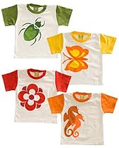 Positively Organic - Happy Print Short Sleeve Tees
