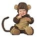 Lil Characters Infant Monkey Costume, Brown/Tan, 18-24 Months (Large)