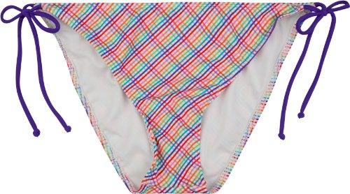 FULL TILT Rainbow Plaid Swimsuit Bottoms