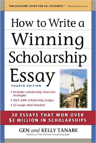 How to write a Scholarship Essay - Examples