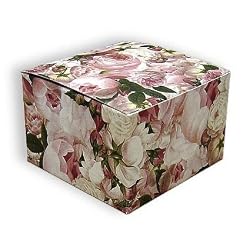 Scattered Roses - One Piece Gift Boxes (3" x 3" x 2")