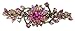 Crystal Barrette 5A86600-1rose pink