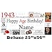 1943 76th Birthday Deluxe Custom Banner (Each) Customized by Partypro
