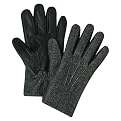 Men's Patterned Wool Glove - Grey