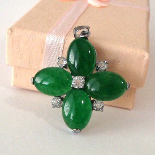 Dark Green Jade Bangle Bracelet