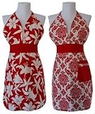 The Marilyn Designer Apron Red