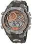 Armitron Men's 408188GMG Chronograph Gray and Black Digital Sport Watch