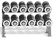 Hampton Fitness 105 to 130 lbs Eclipse Dumbbell with Snug-Grip Handles