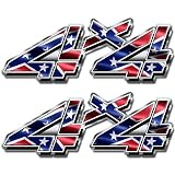 4x4 Rebel Flag Confederate Silverado Decals
