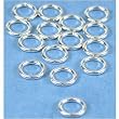 15 Sterling Silver Jump Rings Closed Jewelry 19 Gauge 6mm