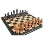 Black and Tan Marble Chess Set