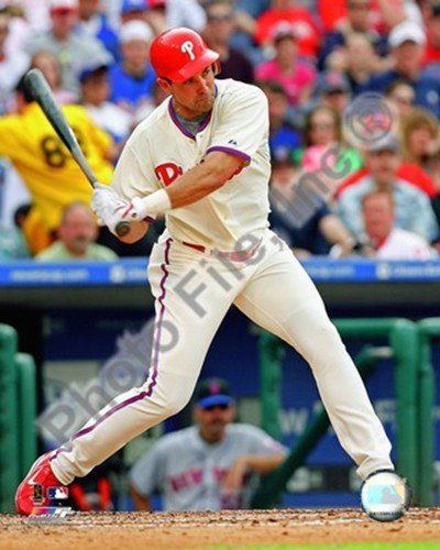Pat Burrell 2008 Batting Action Art Poster PRINT Unknown 8x10