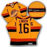 Trevor Linden Vancouver Canucks Autographed/Hand Signed Rookie Jersey