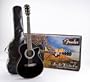 Fender FA-130 Acoustic-Electric Guitar Pack, Black