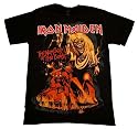 Iron Maiden Number Of The Beast Album Cover Rock Band T-Shirt Tee