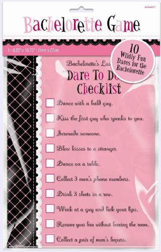 Dare To Do It Checklist Game