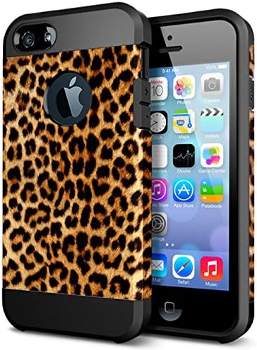ACCBTECH iPhone 6S Plus / 6 Plus Case Dual Layer Camouflage Shockproof Case TPU Bumper Hard PC Back for Apple iPhone 6 plus / 6S plus 5.5 inches(leopard print)