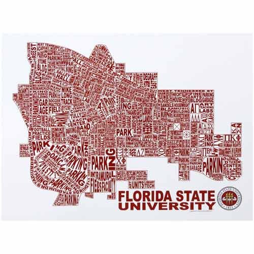 NCAA Florida State Seminoles Art Print