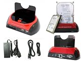 DOCKING STATION SATA I ou II vers eSATA et/ou USB 2.0 - Utilisez les disques durs SATA 2.5 et 3.5 comme de simples clés USB ! AVEC FONCTION BACKUP