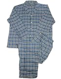 State O Maine - Big And Tall Mens Plaid Flannel Pajamas, Blue, Burgundy
